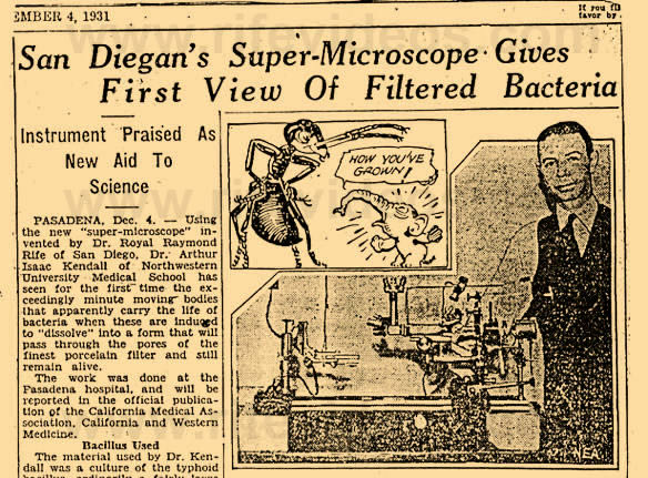 Rife Newspaper Article